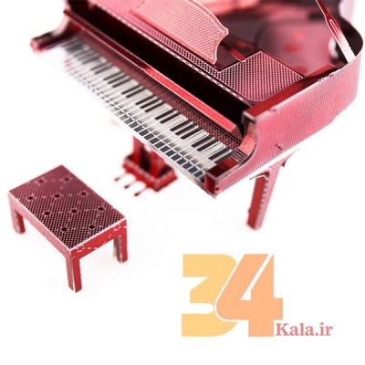 پازل فلزی سه بعدی رنگی پیانو