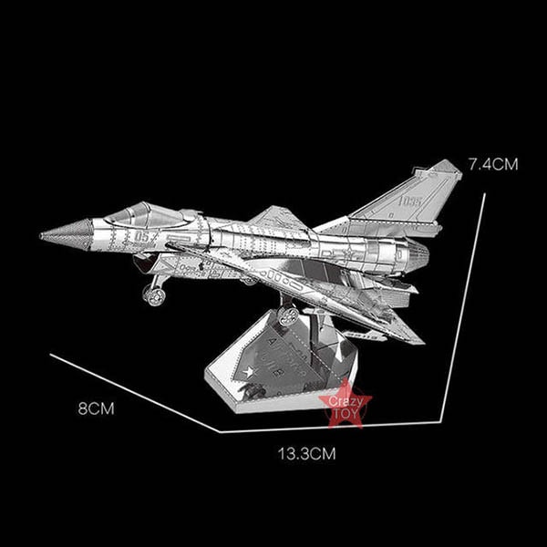 پازل فلزی سه بعدی هواپیمای جنگنده