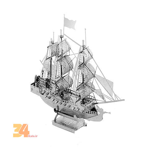 پازل فلزی سه بعدی کشتی دزدان دریایی 1800