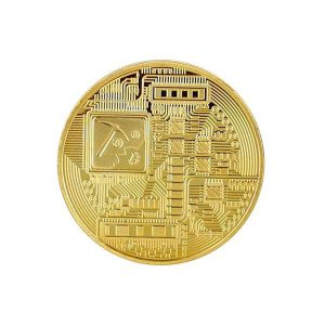 سکه روکش طلایی بیت کوین