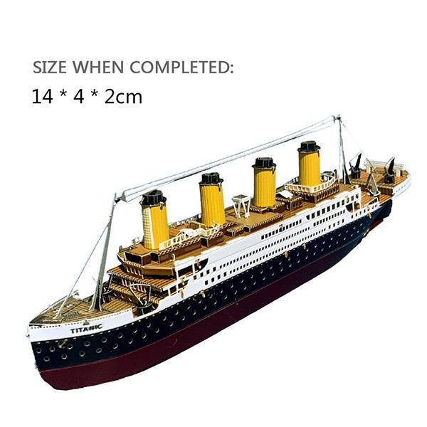 پازل فلزی سه بعدی Titanic