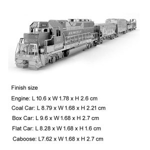 پازل فلزی سه بعدی Freight Train
