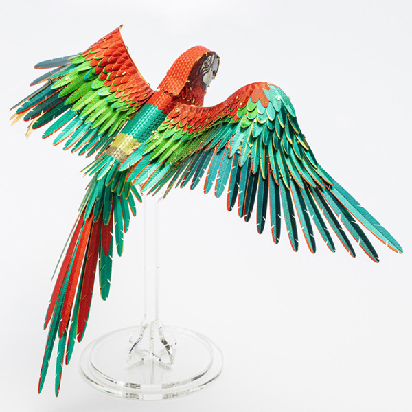 پازل فلزی سه بعدی Scarlet Macaw