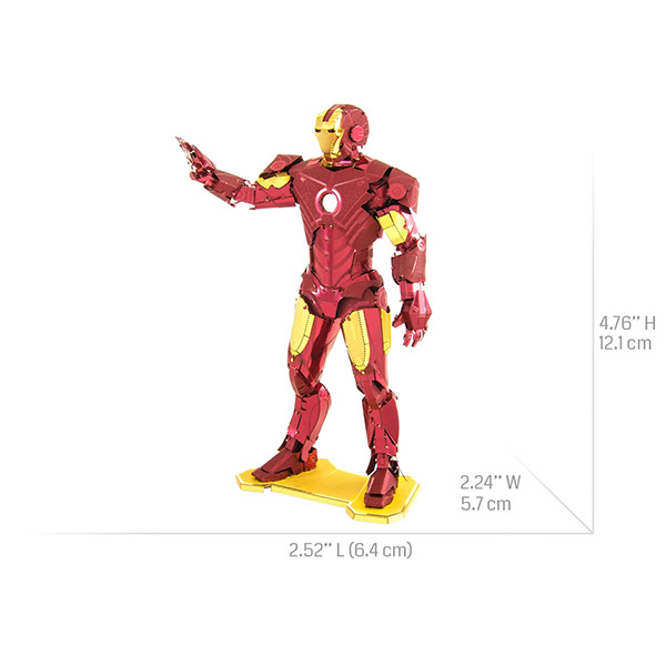 پازل سه بعدی فلزی مدل Iron Man